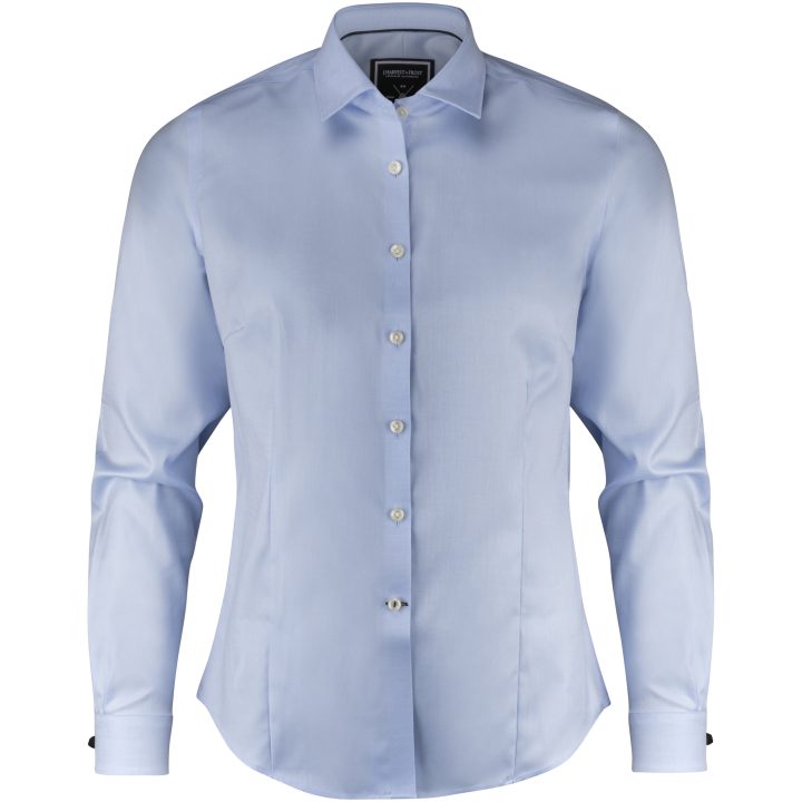 Skjorta Dam BB60 Twill Himmelsblå J.Harvest & Frost XS – billede 2