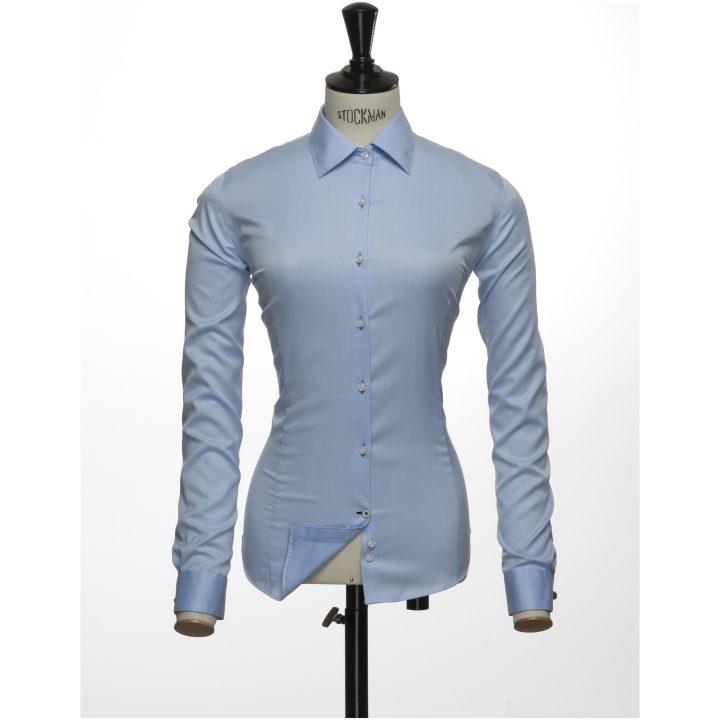 Skjorta Dam BB60 Twill Himmelsblå J.Harvest & Frost XS – billede 3