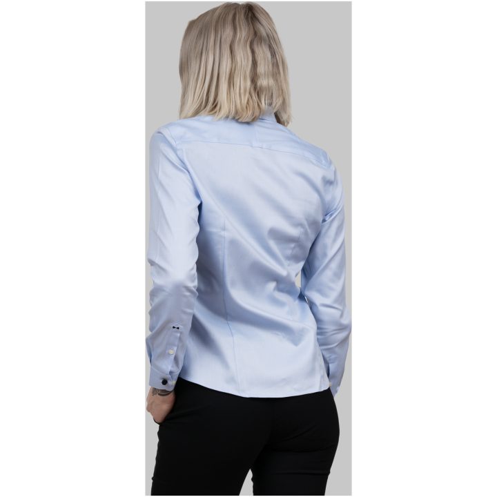 Skjorta Dam BB60 Twill Himmelsblå J.Harvest & Frost XS – billede 4
