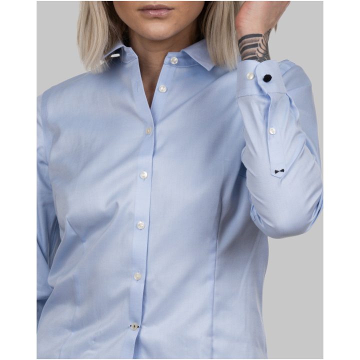 Skjorta Dam BB60 Twill Himmelsblå J.Harvest & Frost XS – billede 5
