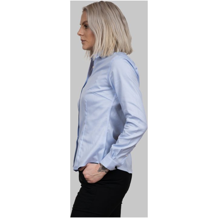 Skjorta Dam BB60 Twill Himmelsblå J.Harvest & Frost XS – billede 6