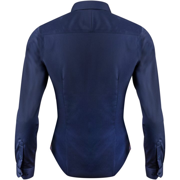 Skjorta Dam Bedford Marinblå J.Harvest & Frost XS/34 – billede 3