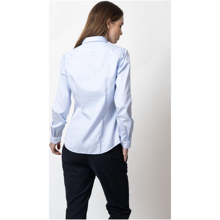 Skjorta Dam GB01 Twill Himmelsblå J.Harvest & Frost XS – billede 8