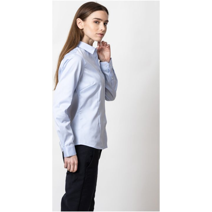 Skjorta Dam GB01 Twill Himmelsblå J.Harvest & Frost XS – billede 9