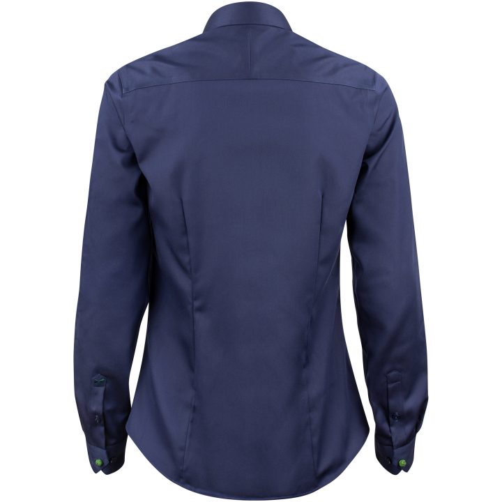 Skjorta Dam GB01 Twill Marinblå J.Harvest & Frost XS – billede 3