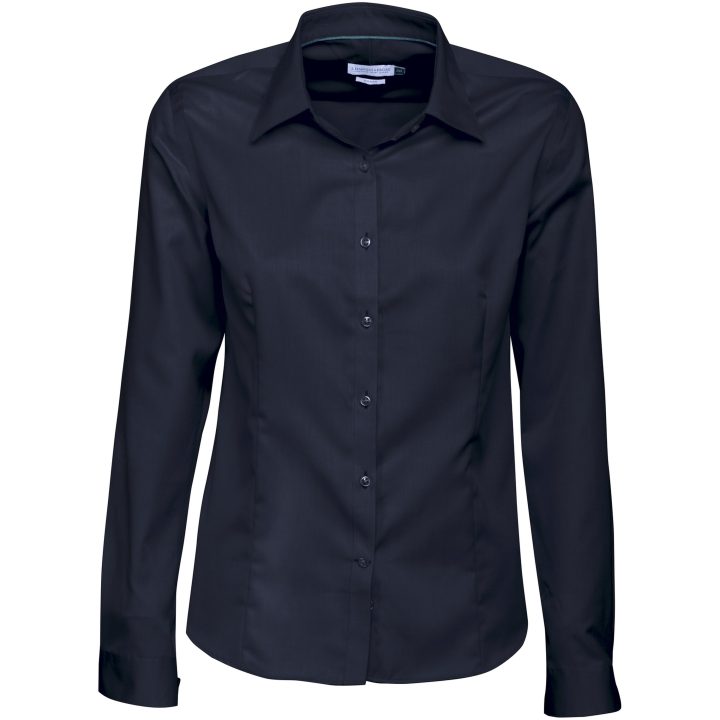 Skjorta Dam GB01 Twill Marinblå J.Harvest & Frost XS – billede 5