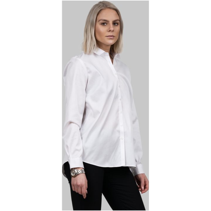 Skjorta Dam GB01 Twill Relaxed Vit J.Harvest & Frost XS/34 – billede 13