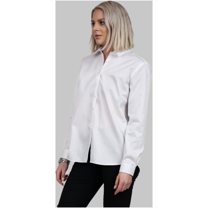 Skjorta Dam GB01 Twill Relaxed Vit J.Harvest & Frost XS/34 – billede 14
