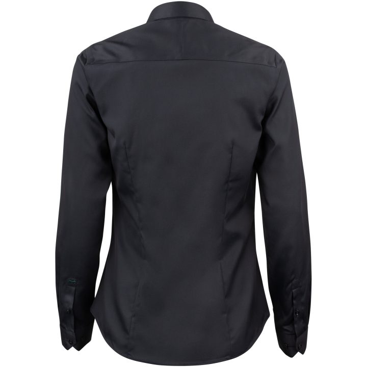 Skjorta Dam GB01 Twill Svart J.Harvest & Frost XS – billede 2