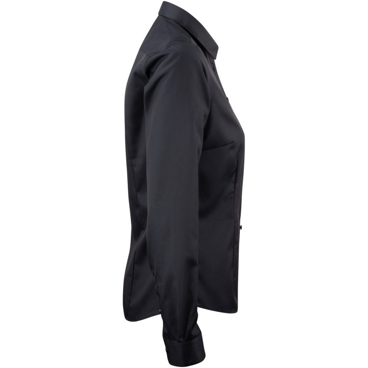 Skjorta Dam GB01 Twill Svart J.Harvest & Frost XS – billede 3