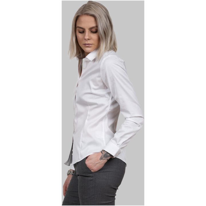 Skjorta Dam GB01 Twill Vit J.Harvest & Frost XS – billede 10