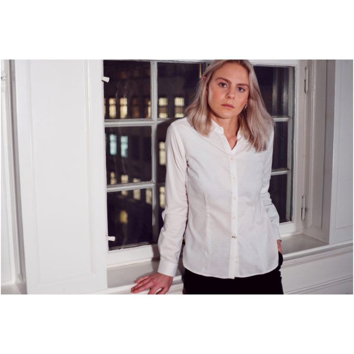 Skjorta Dam IB34 Pique Knit Himmelsblå J.Harvest & Frost XS – billede 10