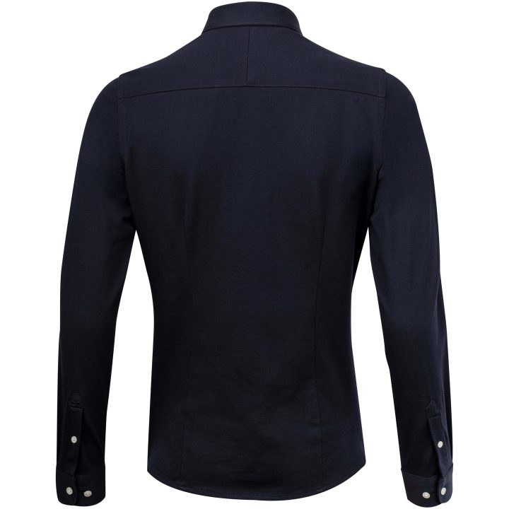 Skjorta Dam IB34 Pique Knit Marinblå J.Harvest & Frost XS – billede 3
