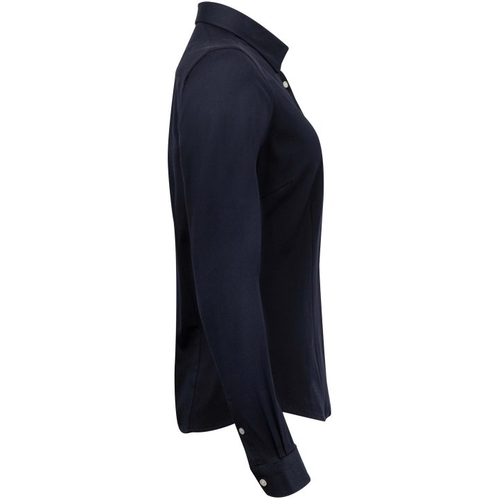 Skjorta Dam IB34 Pique Knit Marinblå J.Harvest & Frost XS – billede 4