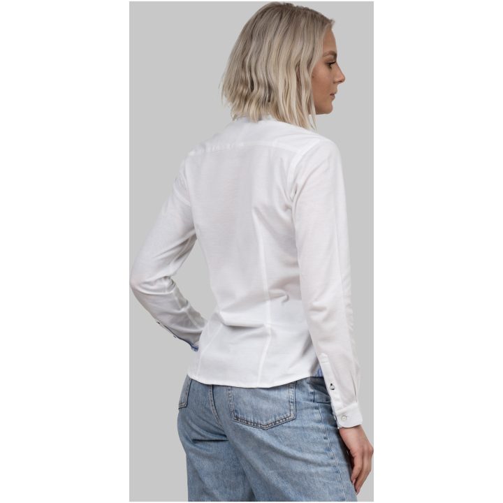 Skjorta Dam IB34 Pique Knit Vit J.Harvest & Frost XS – billede 6