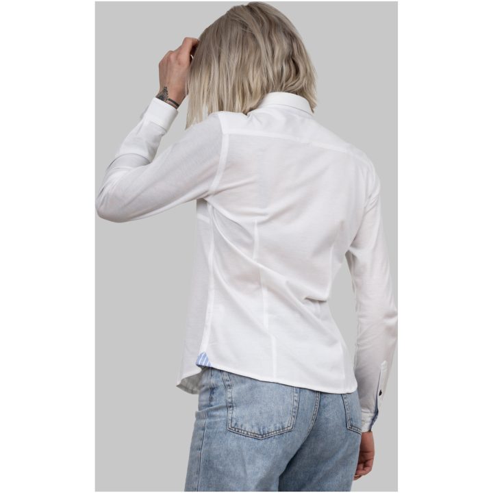 Skjorta Dam IB34 Pique Knit Vit J.Harvest & Frost XS – billede 7