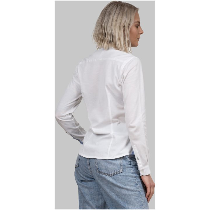 Skjorta Dam IB34 Pique Knit Vit J.Harvest & Frost XS – billede 10
