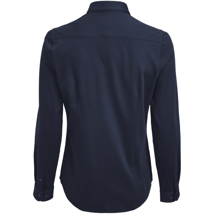 Skjorta Dam Interlock Knit Contemporary Marinblå J.Harvest & Frost XS/34 – billede 2