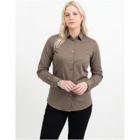 Skjorta Dam Interlock Knit Contemporary Valnöt J.Harvest & Frost