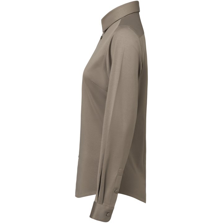 Skjorta Dam Interlock Knit Contemporary Valnöt J.Harvest & Frost XS/34 – billede 4