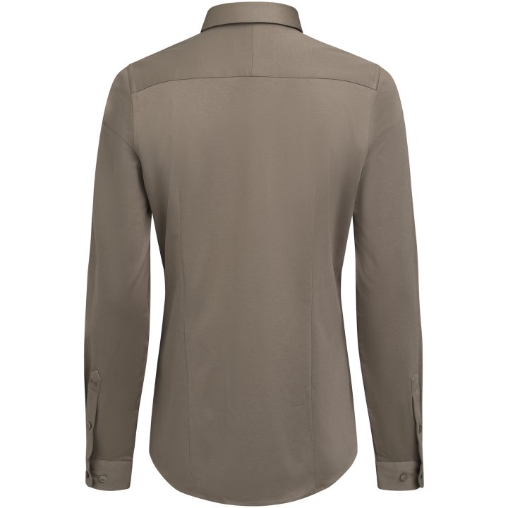 Skjorta Dam Interlock Knit Contemporary Valnöt J.Harvest & Frost XS/34 – billede 5