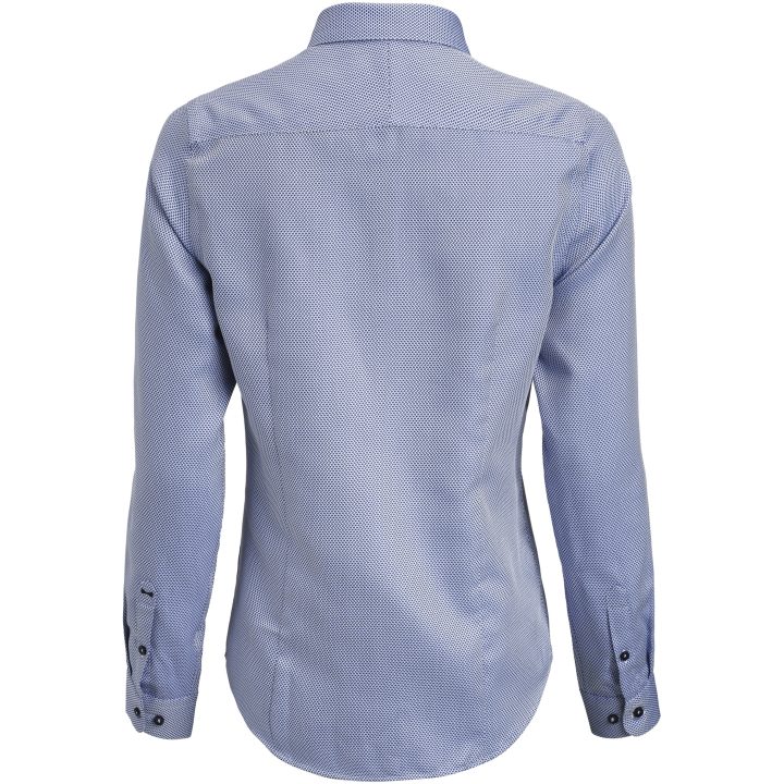 Skjorta Dam Jacquard Contemporary Blå J.Harvest & Frost XS/34 – billede 3
