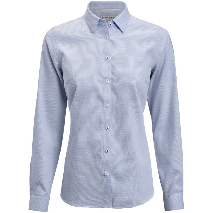Skjorta Dam Jacquard Contemporary Himmelsblå J.Harvest & Frost XS/34 – billede 2