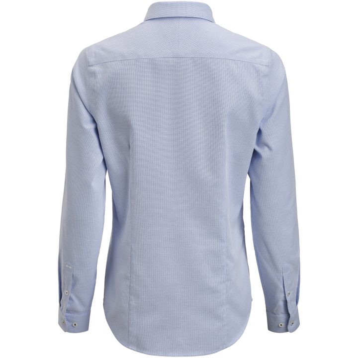 Skjorta Dam Jacquard Contemporary Himmelsblå J.Harvest & Frost XS/34 – billede 4