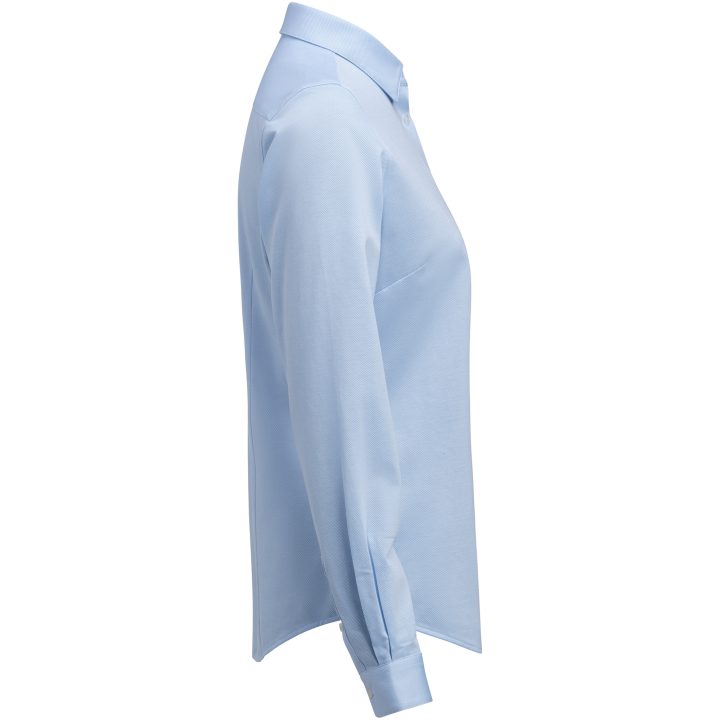 Skjorta Dam King Knit Contemporary Sky/vit/vit J.Harvest & Frost XS – billede 2