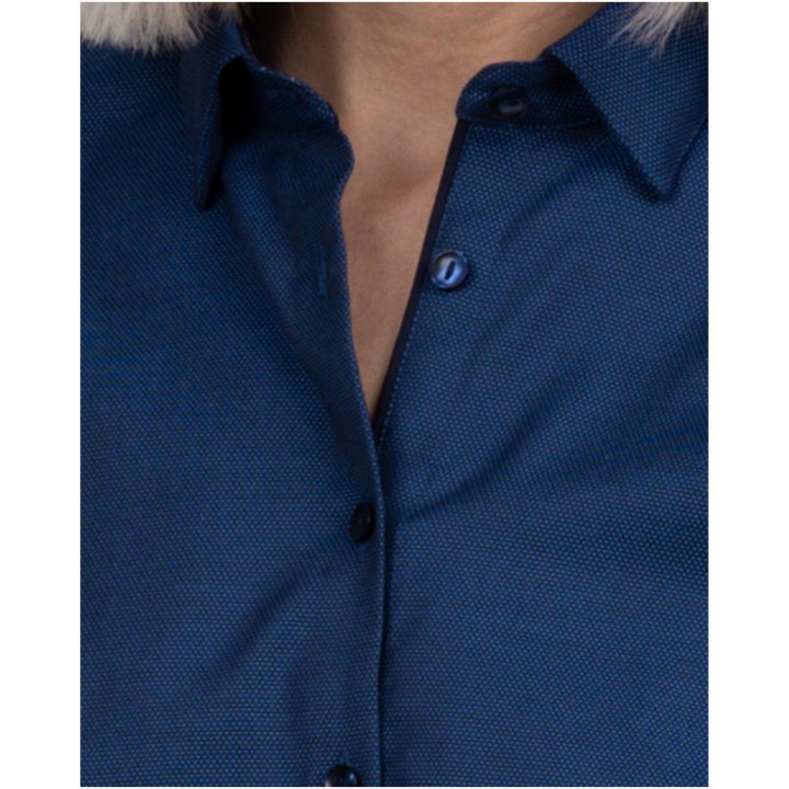 Skjorta Dam Oxford Stretch Blå J.Harvest & Frost XS/34 – billede 8