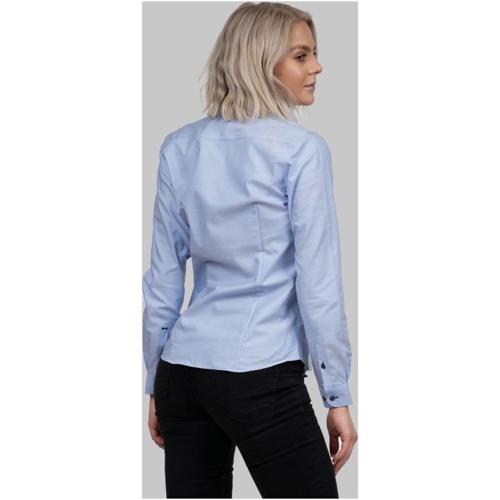 Skjorta Dam Oxford Stretch RB121 Himmelsblå J.Harvest & Frost XS – billede 6