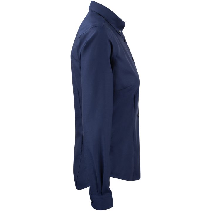 Skjorta Dam Oxford Stretch RB121 Marinblå J.Harvest & Frost XS – billede 4