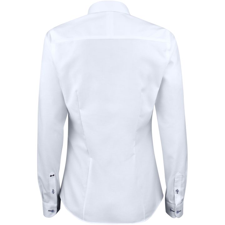 Skjorta Dam Oxford Stretch RB121 Vit J.Harvest & Frost XS – billede 2