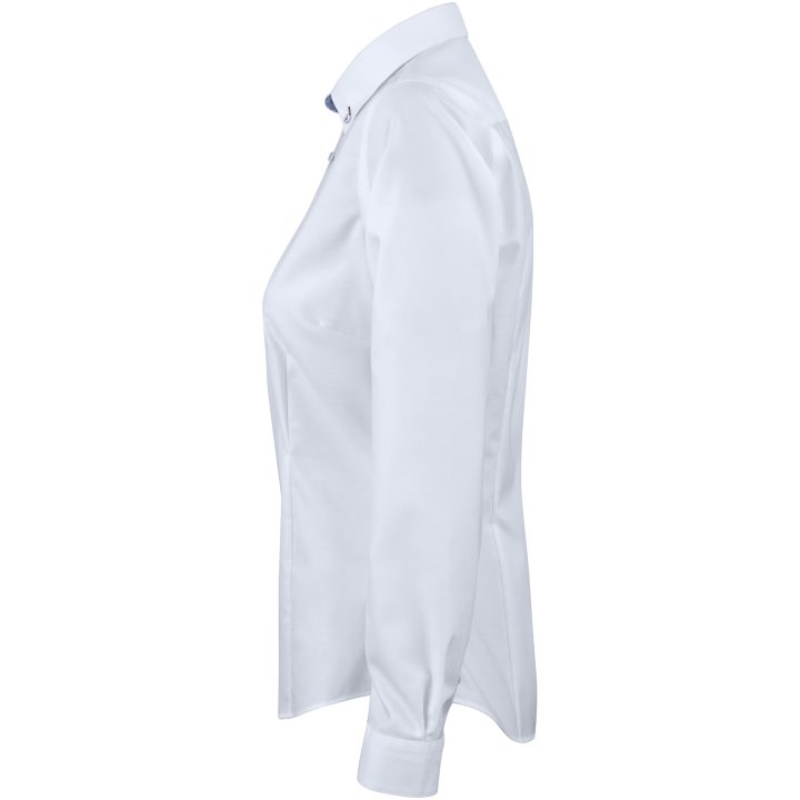 Skjorta Dam Oxford Stretch RB121 Vit J.Harvest & Frost XS – billede 3