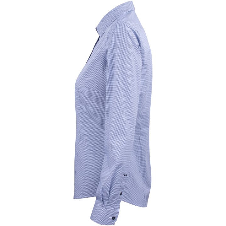 Skjorta Dam Purple Bow 141 Orange rutig Navy check J.Harvest & Frost XS – billede 3
