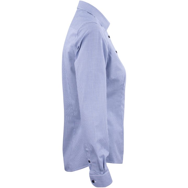 Skjorta Dam Purple Bow 141 Orange rutig Navy check J.Harvest & Frost XS – billede 4