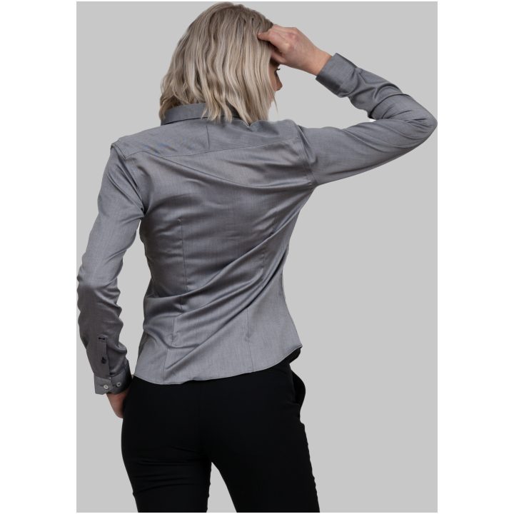Skjorta Dam RB122 Twill Grå J.Harvest & Frost XS – billede 6