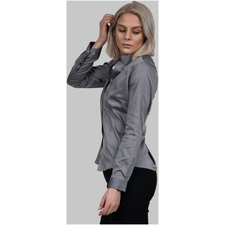 Skjorta Dam RB122 Twill Grå J.Harvest & Frost XS – billede 8
