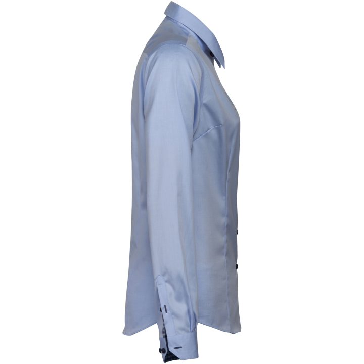 Skjorta Dam RB20 Twill Himmelsblå/marinblå J.Harvest & Frost XS – billede 3