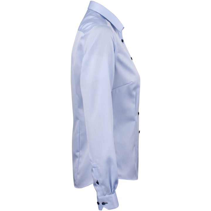 Skjorta Dam RB20 Twill Himmelsblå/marinblå J.Harvest & Frost XS – billede 6