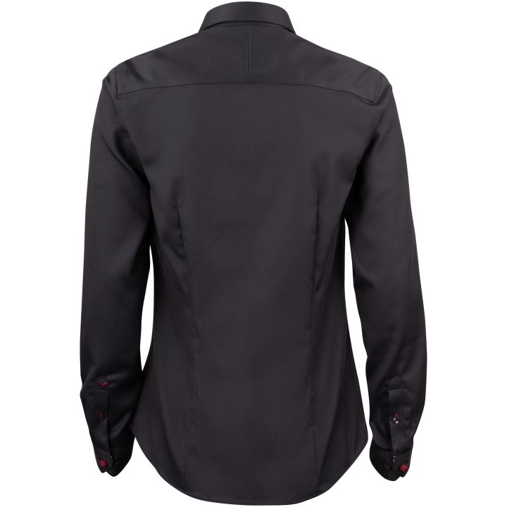 Skjorta Dam RB20 Twill Svart/röd J.Harvest & Frost XS – billede 2