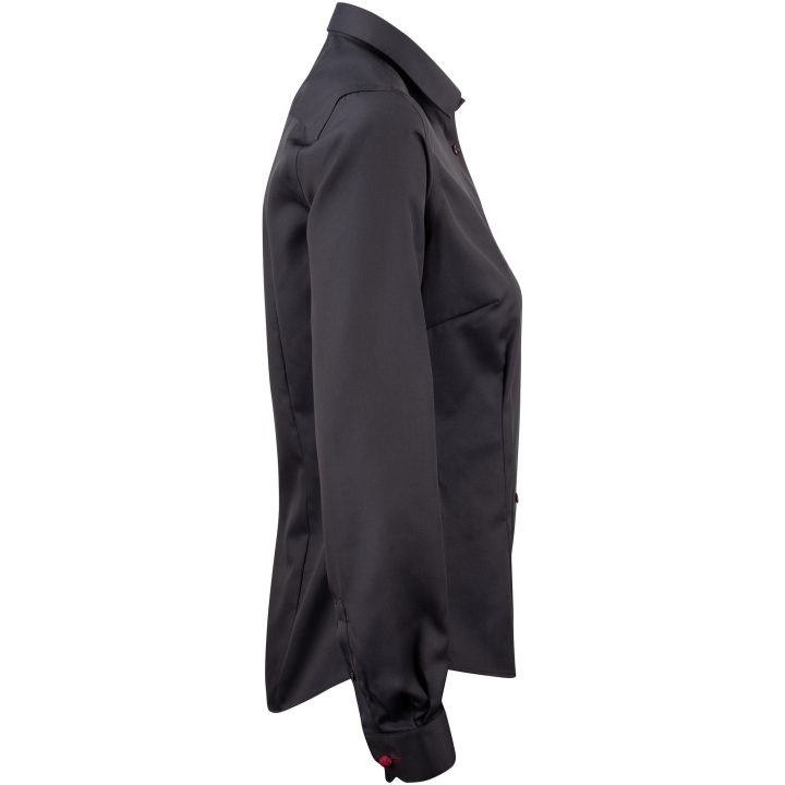 Skjorta Dam RB20 Twill Svart/röd J.Harvest & Frost XS – billede 3