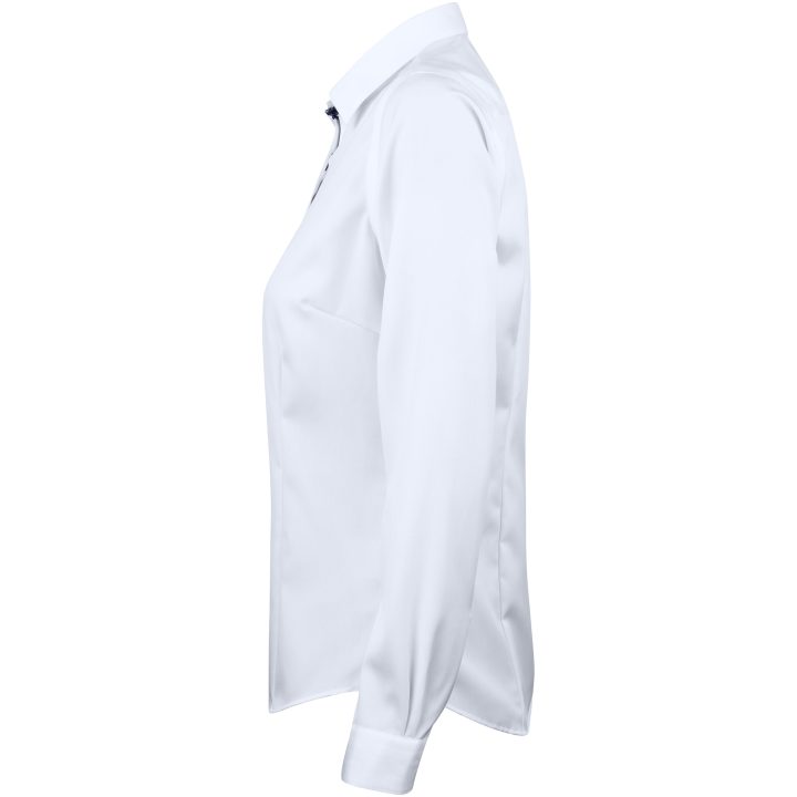 Skjorta Dam RB20 Twill Vit Marinblå J.Harvest & Frost XS – billede 5