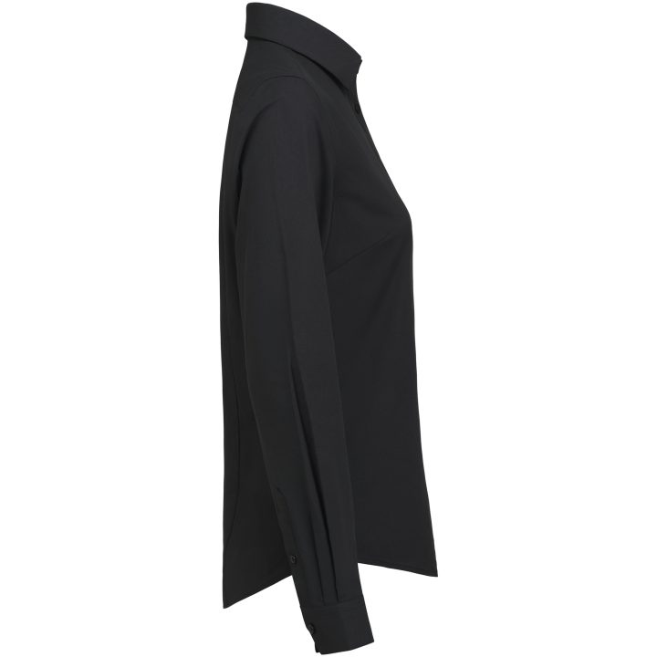 Skjorta Dam YB150 Twill Stretch Contemporary Svart J.Harvest & Frost XS/34 – billede 4