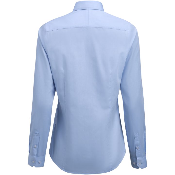 Skjorta Dam YB50 Twill Contemporary Himmelsblå J.Harvest & Frost XS – billede 3