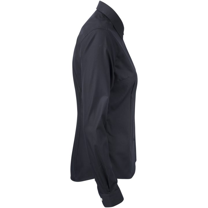 Skjorta Dam YB51 Twill Svart/svart J.Harvest & Frost XS – billede 5