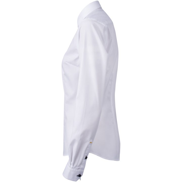 Skjorta Dam YB51 Twill Vit Himmelsblå J.Harvest & Frost XS – billede 4