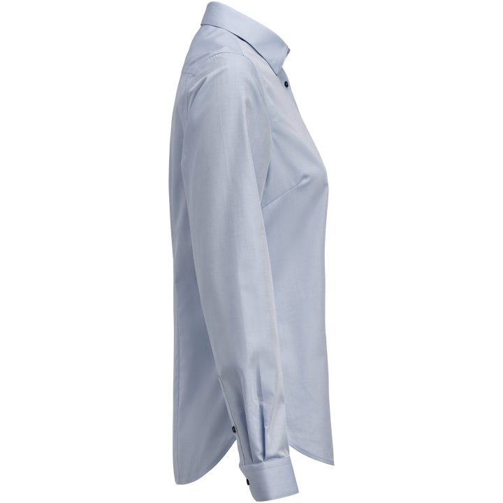 Skjorta Dam YB56 Twill Contemporary Himmelsblå/marinblå J.Harvest & Frost XS/34 – billede 2