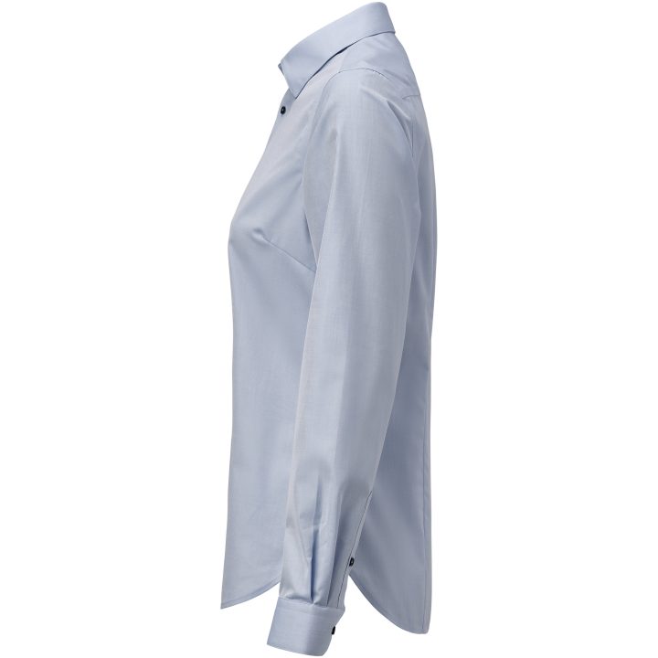 Skjorta Dam YB56 Twill Contemporary Himmelsblå/marinblå J.Harvest & Frost XS/34 – billede 3
