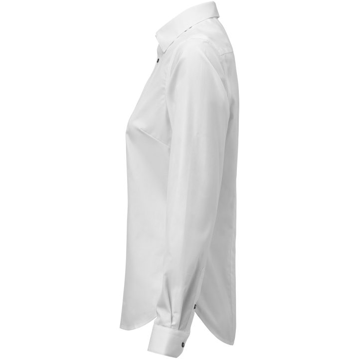 Skjorta Dam YB56 Twill Contemporary Vit Marinblå J.Harvest & Frost XS/34 – billede 3